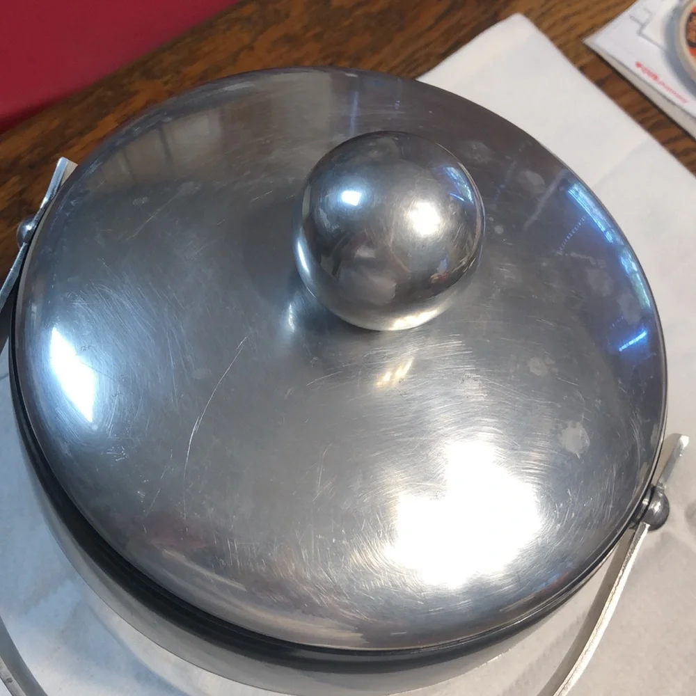 Aluminum MCM Ice Bucket by Kromex Vintage